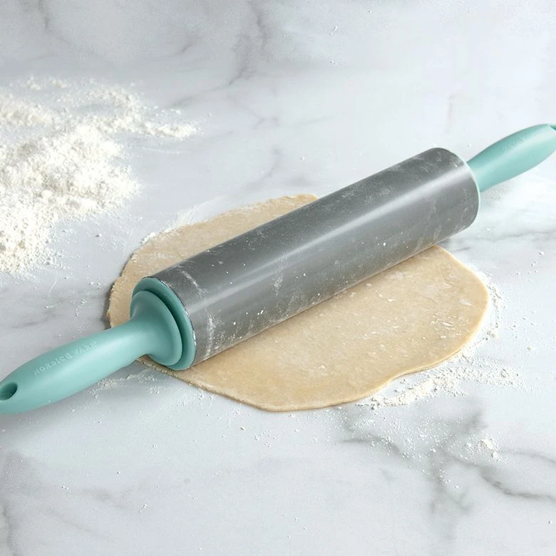 Nordic Ware antikleef deegroller 50 cm mintgroen Nordic Ware Antikleef Deegroller 50 Cm Mintgroen -Nordic Ware 02126 rolling pin 07 e