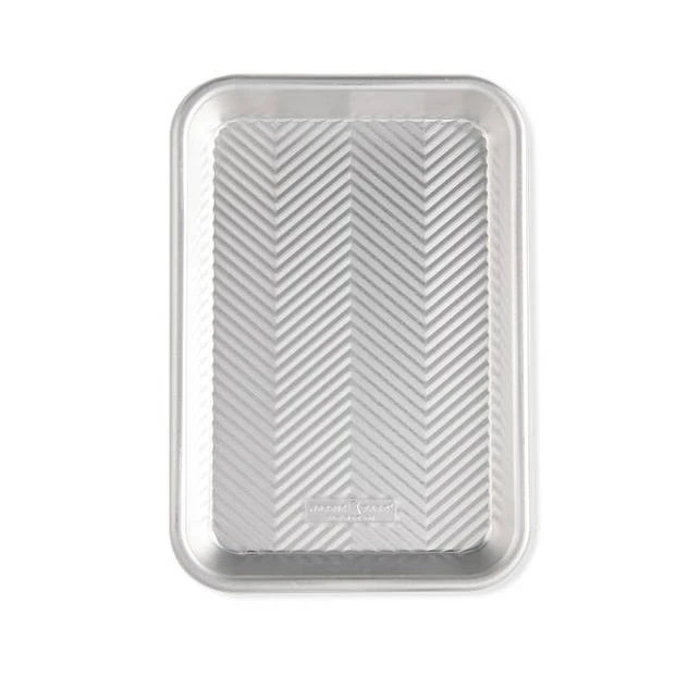 Nordic Ware - Bakplaat, Met Structuur, 25,7 X 17,8, Aluminium - Nordic Ware Naturals Prism