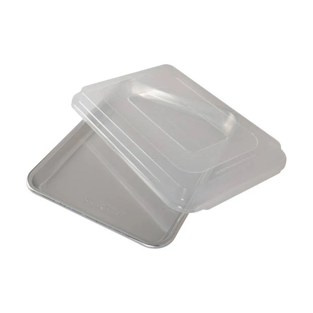 Nordic Ware - Bakplaat Met Deksel, 33 X 24,4 Cm, Aluminium - Nordic Ware Naturals