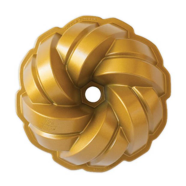 Tulband Bakvorm "Braided Bundt "- Nordic Ware Premier Gold