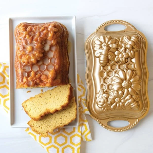 Nordic Ware - Bakvorm "Honeycomb Loaf Pan" - Nordic Ware Premier Gold Nordic Ware - Bakvorm "Honeycomb Loaf Pan" - Nordic Ware Premier Gold -Nordic Ware 3923166 f3519eea
