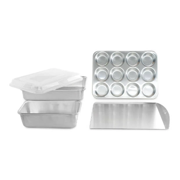 Nordic Ware - Bakvormen, Set Van 5 Stuks, Aluminium - Nordic Ware Naturals