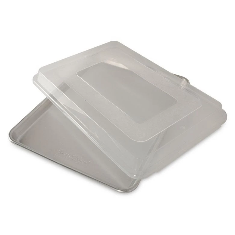 Nordic Ware Naturals bakplaat met deksel 43,8 x 31,1 cm aluminium Nordic Ware Naturals Bakplaat Met Deksel 43,8 X 31,1 Cm Aluminium -Nordic Ware