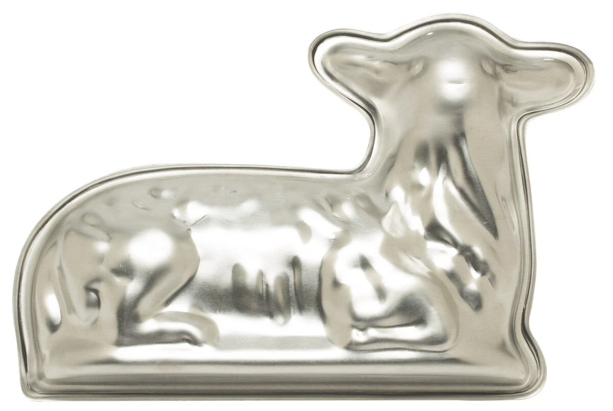 Nordic Ware Vintage 3D Spring Lamb lammetje bakvorm 29 cm aluminium Nordic Ware Vintage 3D Spring Lamb Lammetje Bakvorm 29 Cm Aluminium -Nordic Ware 5259 78938 1