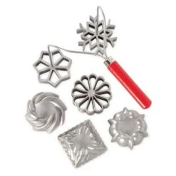 Nordic Ware Rosette & Timbale Wafelset Aluminium 7-delig
