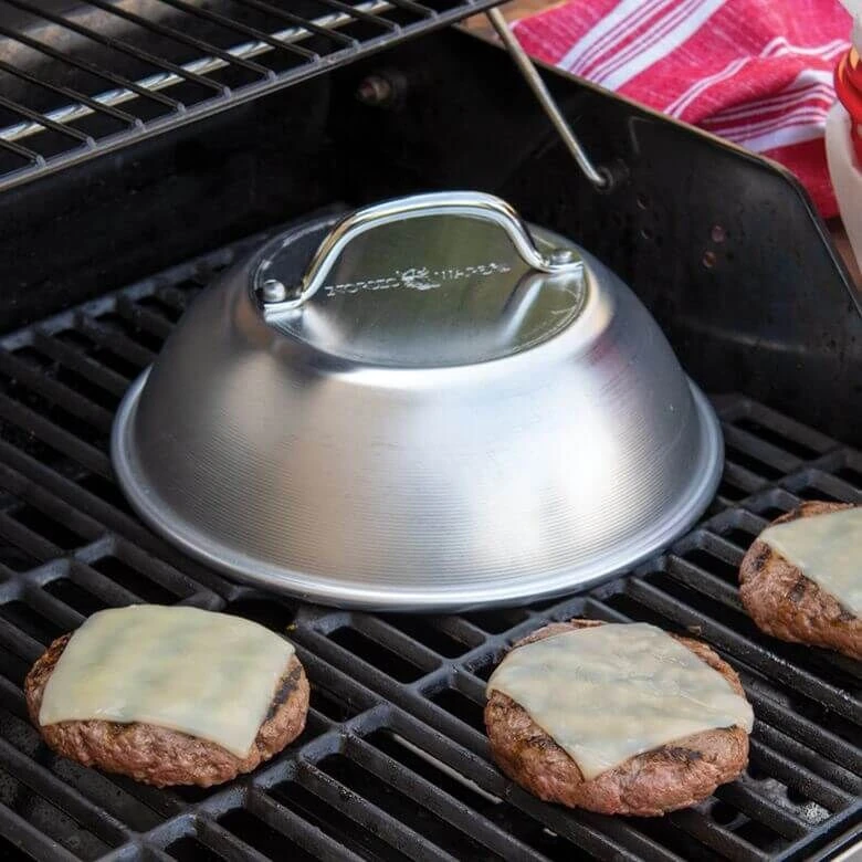 Nordic Ware Cheese Melting Dome grilldeksel rond 22,5 cm aluminium Nordic Ware Cheese Melting Dome Grilldeksel Rond 22,5 Cm Aluminium -Nordic Ware nordic ware cheese melting dome grilldeksel rond 22 5 cm aluminium